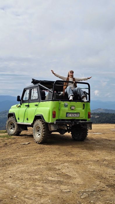 Джип тур, Подорожі Горами, Джип з відкритим верхом (Зелений Джип)