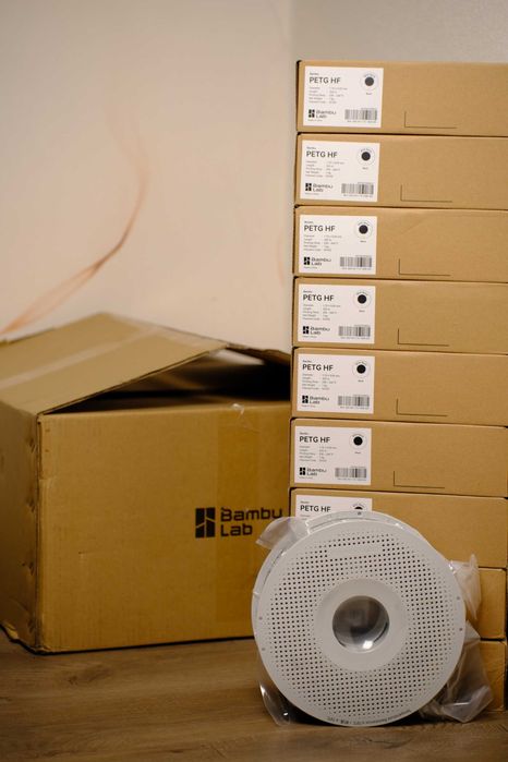 Bambu lab PETG HF Black з котушкою ( with spool )