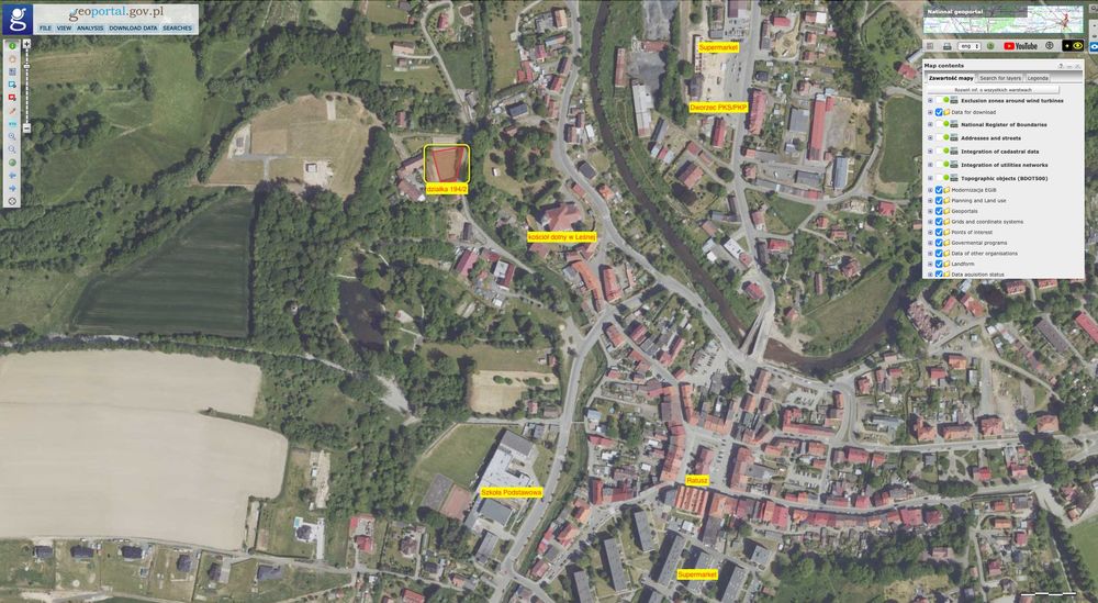 Działka budowlana 9a Leśna Smolnik przy drodze asfaltowej