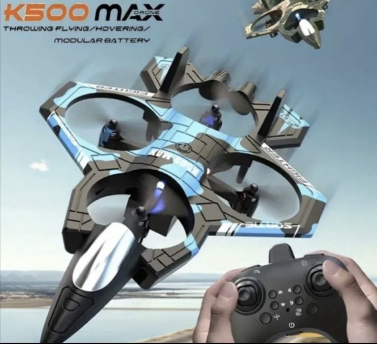 Дрон винищувач на пульті управління, літак, акумуляторний K500 max