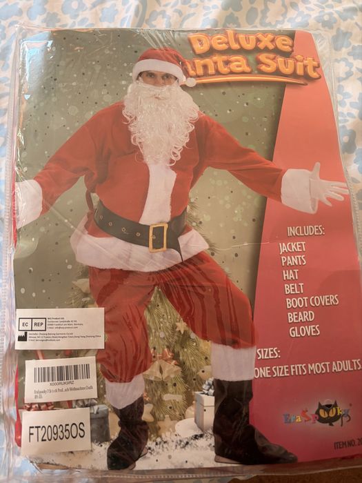 Roupa de Pai Natal Nova!