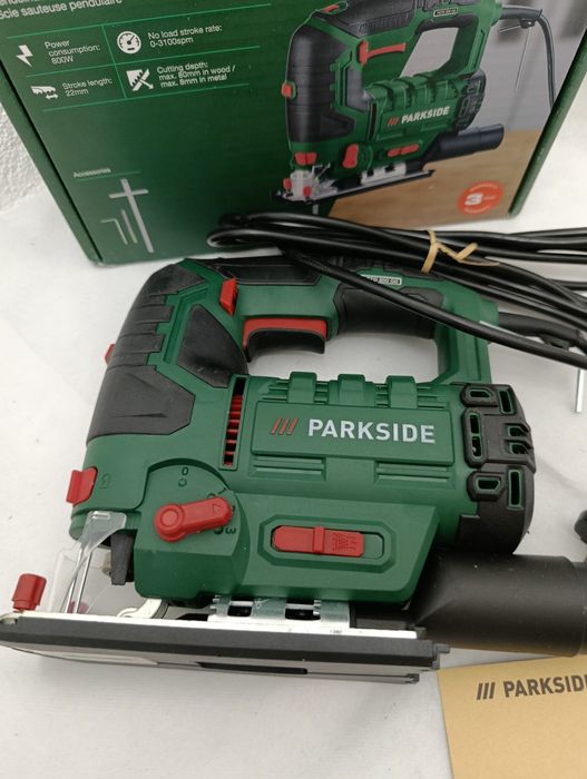 Маятниковий електролобзик Parkside PSTD 800 G6, лобзик парксайд мереже