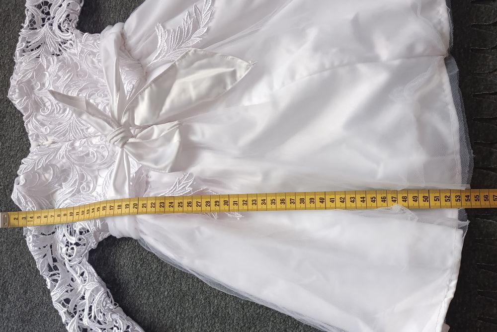 elegancka sukienka dla dziewczynki/dziecka chrzest/ślub + butki