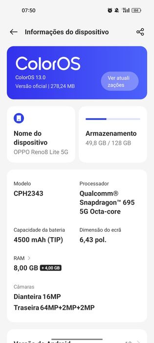 OPPO Reno 8 5g 128 GB
