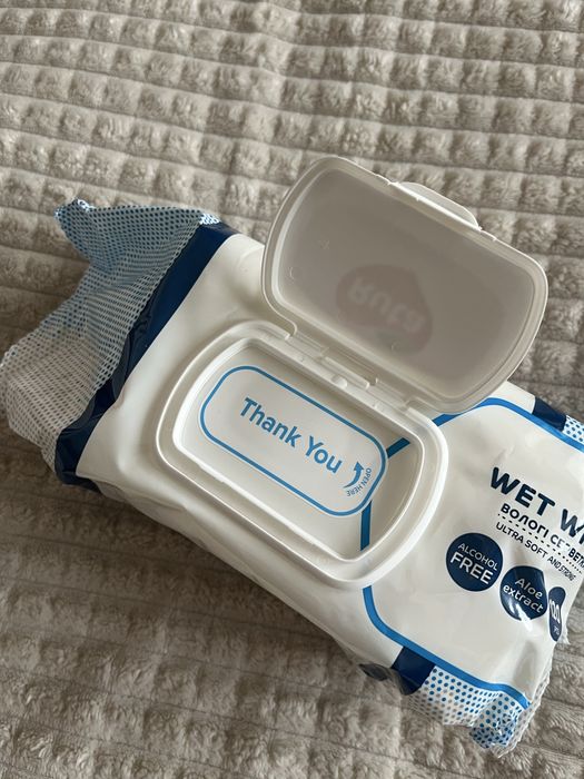 Вологі серветки Ruta Selecta 120 шт антибактеріальні нові