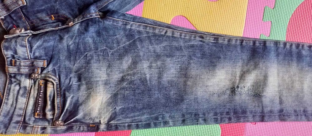 Jeansy skinny czaszki - 27
