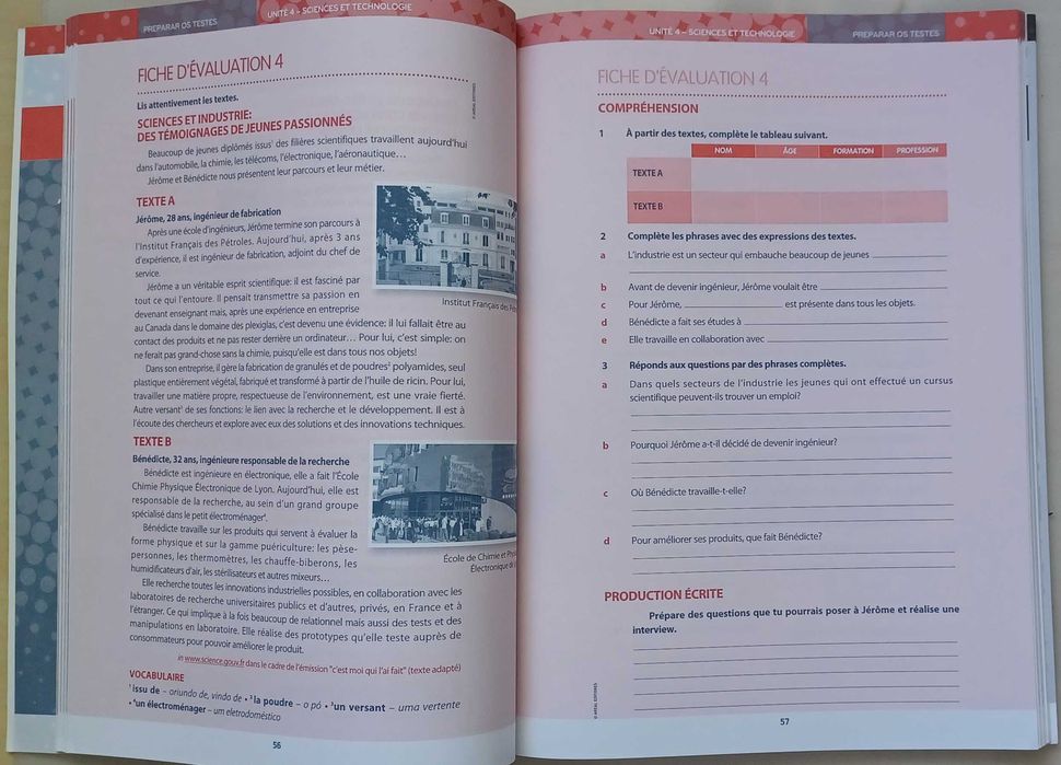 Francês - Preparar os Testes - 9º Ano