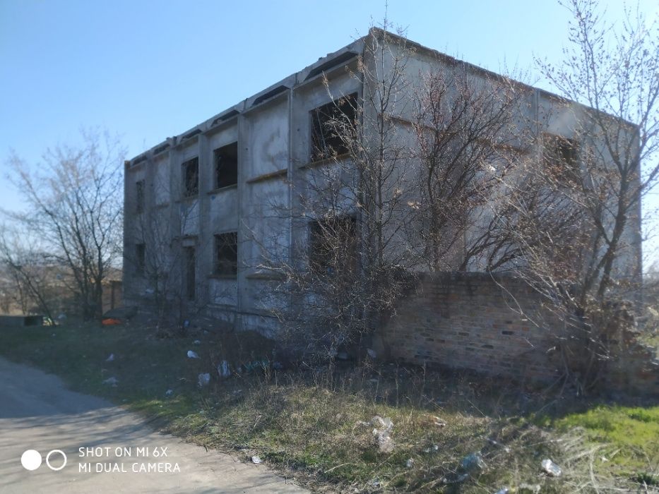 бетонна каркасна будівля БМЗ 18 м на 12 м 2 поверхи м. Олександрія