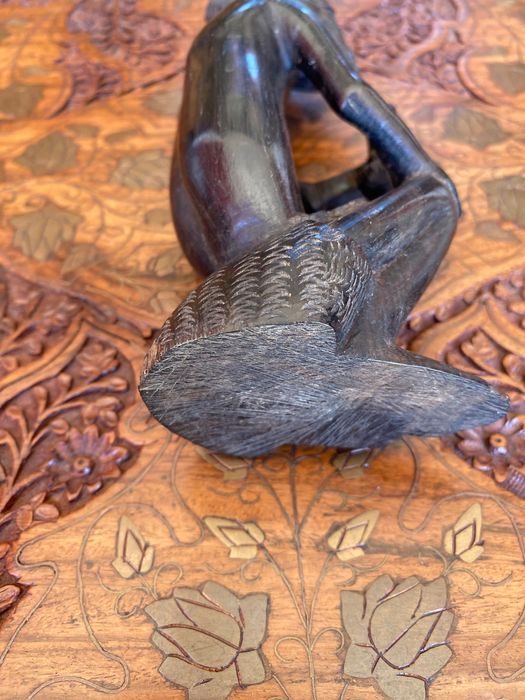 Escultura tribal Maconde 18,5 cm Moçambique Anos 60