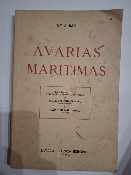 Livro avarias maritimas a raffi