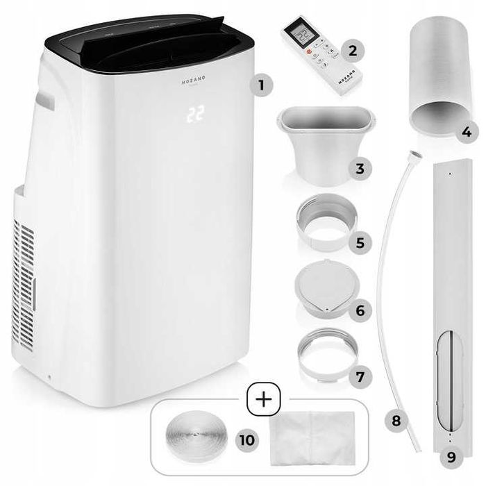 4w1 KLIMATYZATOR przenośny osuszacz powietrza pompa ciepła WIFI 4,7 kW