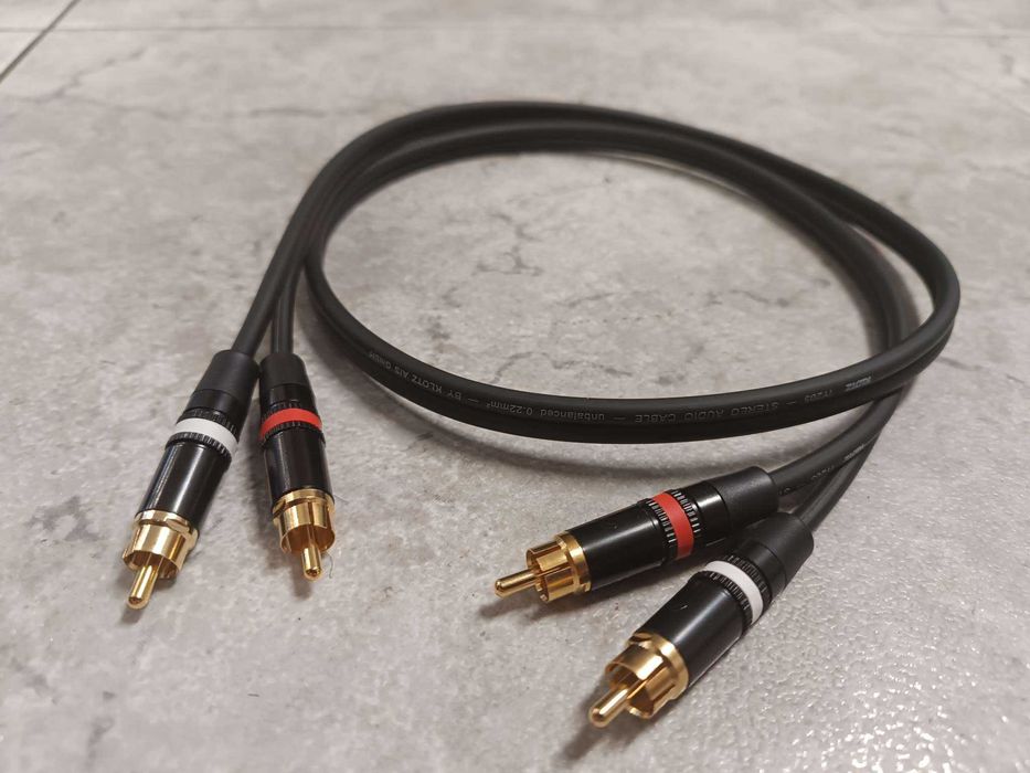 Kabel RCA Interkonekt audio KLOTZ IY205 OFCczincz REAN Cinch 2x0,5m