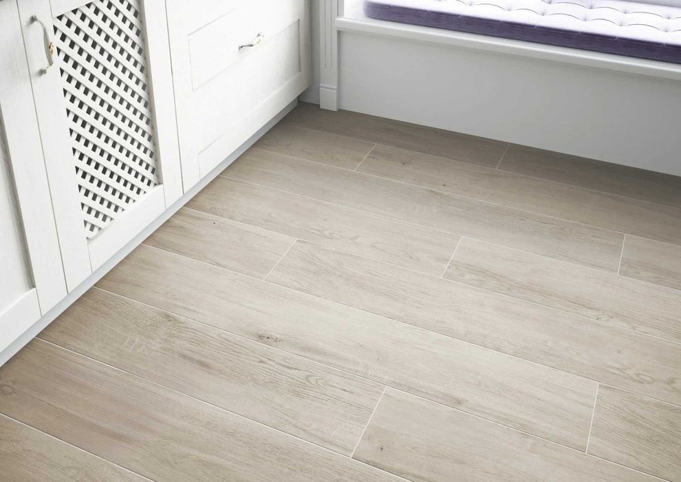 Gres szkliwiony płytka podłogowa, ścienna Tamarac Bianco 19.3x120 Artens 120x20