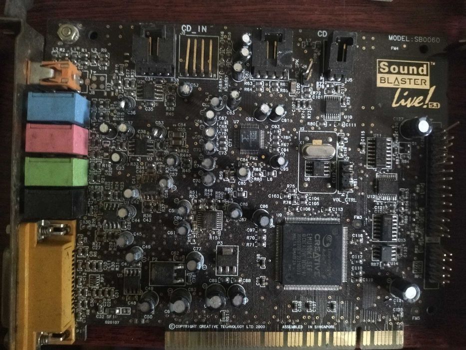 Звуковая карта Creative Sound Blaster Live CT4830 и др.(6 шт) PCI