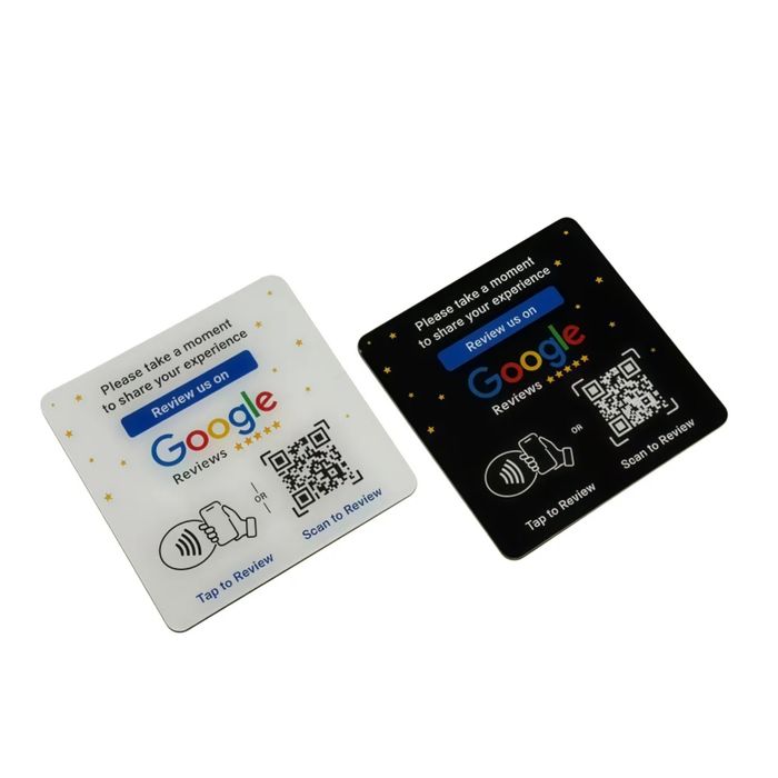[ Revenda / Lote] Placas NFC + QR Code para Avaliações Google
