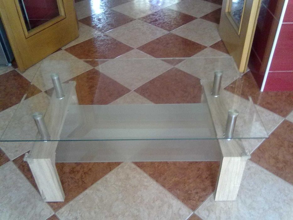 Mesa retangular de centro