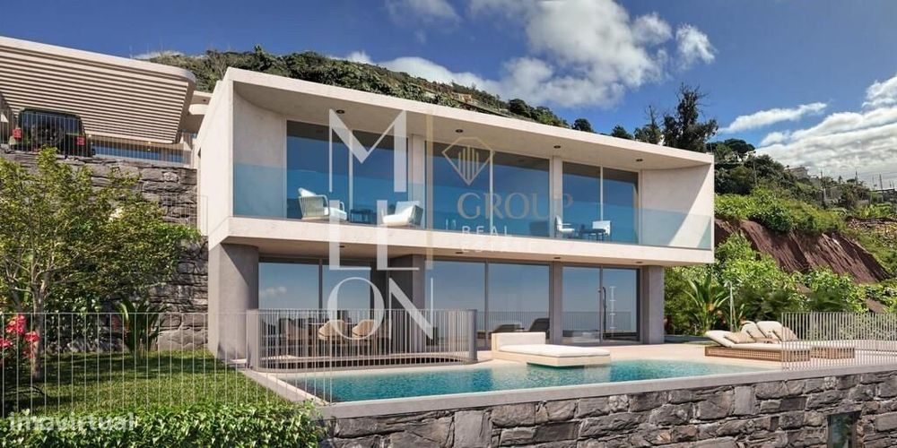Vila T3 "Hortênsia" I Vista Paraiso Madeira I Piscina E Vista Mar I Fu