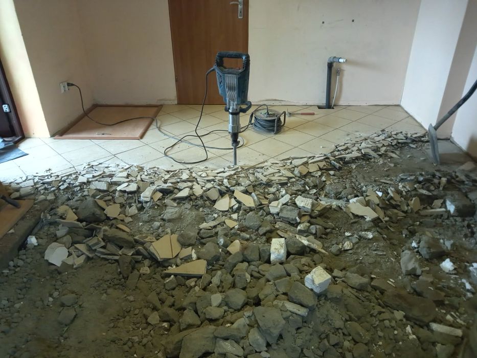 Remonty Skuwanie podłóg Wywóz gruzu  Styrobeton  Wylewki