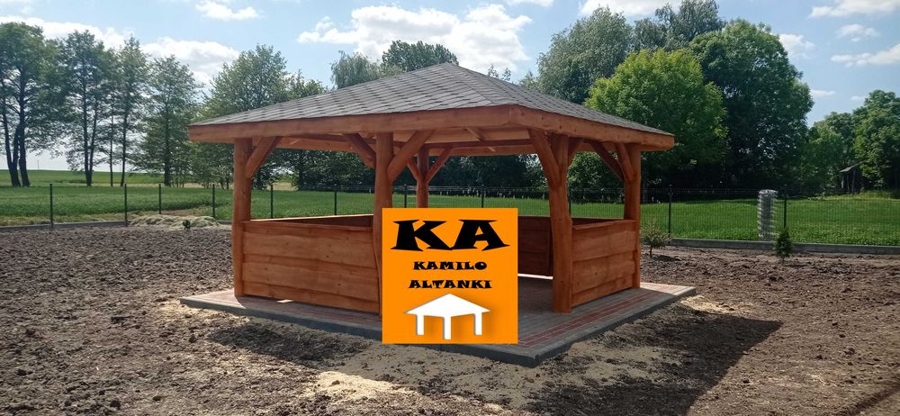 Altanka, Altana, Altanki, Altany na grubym balu ogrodowe