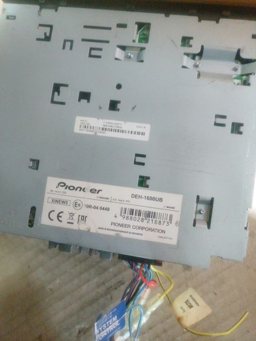 Автомагнітола Pioneer DEH-1600UB USB, AUX, CD
