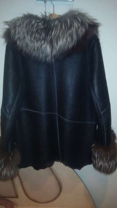 Зимняя дубленка на цигейке
