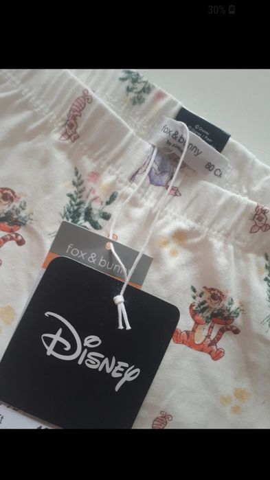 Unikatowe legginsy niemowlęce Kubuś Puchatek 80