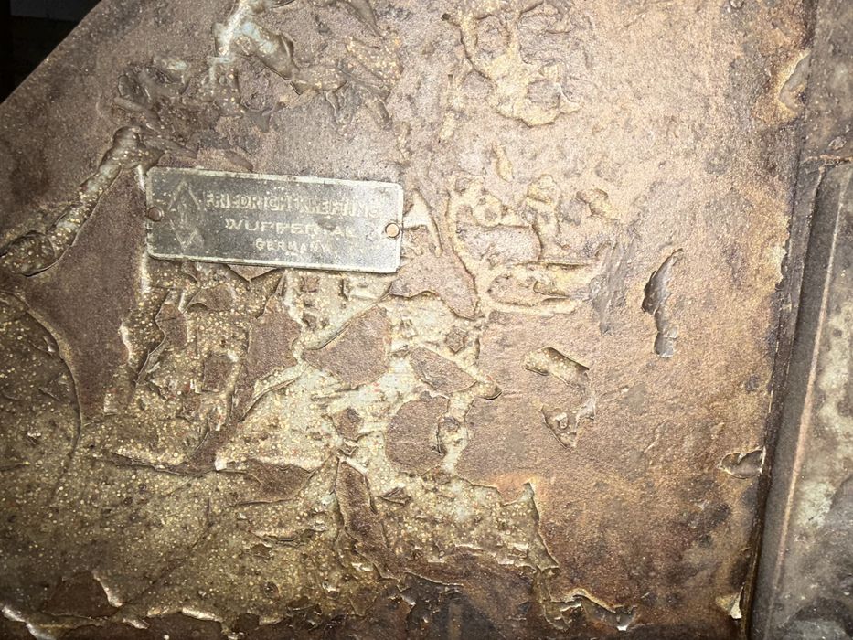 Maquina corte tubos serralharia Alemã – Friedrich Weingarten