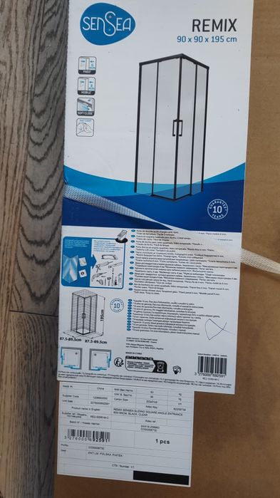 Kabina prysznicowa sesea REMIX niekompletna