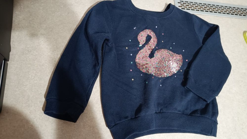 Bluza dziewczęca r.110  cekiny