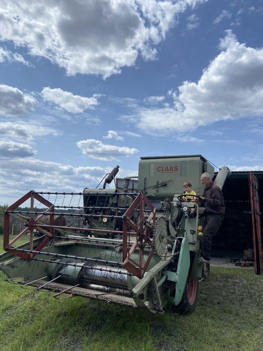 Комбайн Grimme Clas на ходу