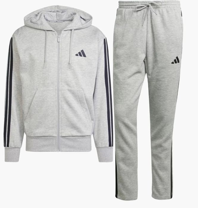 Спортивний костюм Adidas Essentials 3-Stripes Grey JD1865 JE6335 (S-L)Оригінал/костюм адідас