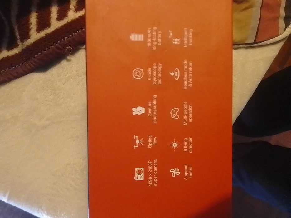 Drone 4K novo na caixa