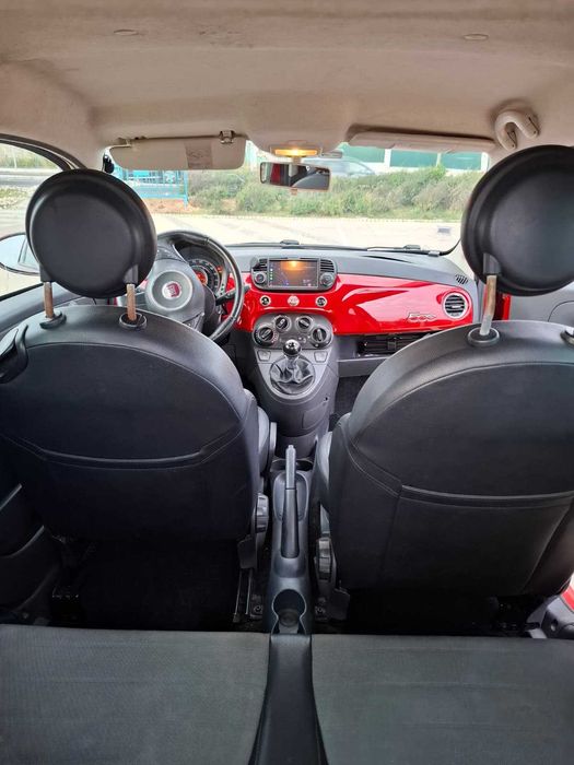 Fiat 500 vermelho