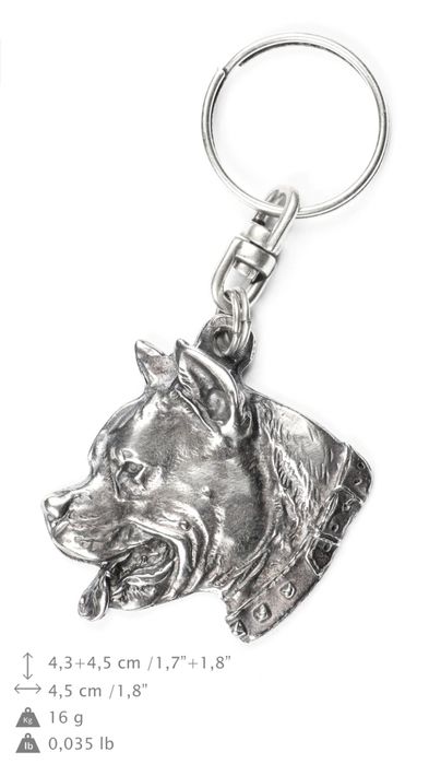 Amerykański Staffordshire terrier brelok do kluczy Art-Dog