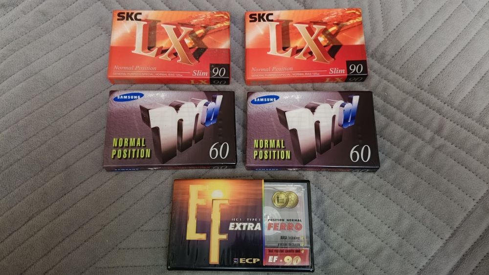 ‼️ Аудио кассеты ‼️ аудиокассеты аудіо касети 5 шт новые