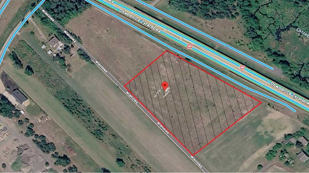 Wynajem terenu usługowo-magazynowego – Chroboty | 6000 m² | 2 zł/m²