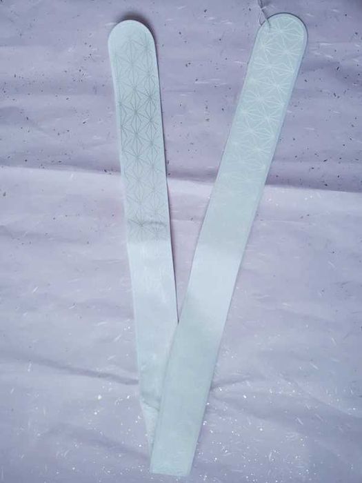 Japoński biały sztywny kołnierz Erishin do juban kimono asanoha