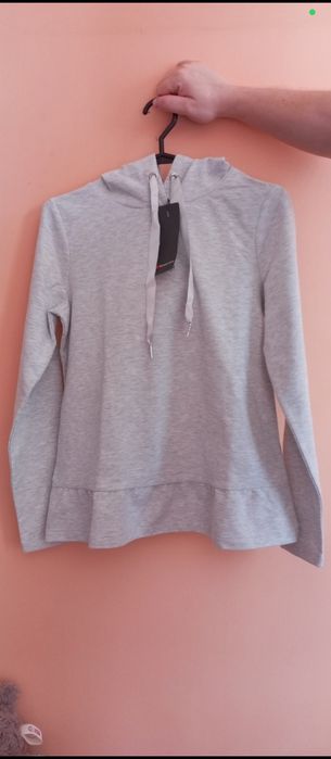 Nowa szara bluza z kapturem  s Strett One