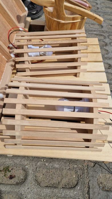 Sauna zewnetrzna ogrodowa fińska sucha SZKLANA HARVIA 3os 230V nowa