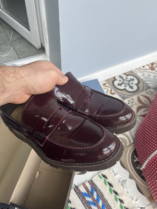 Лискучі лофери зі штучноі шкіри 42 р