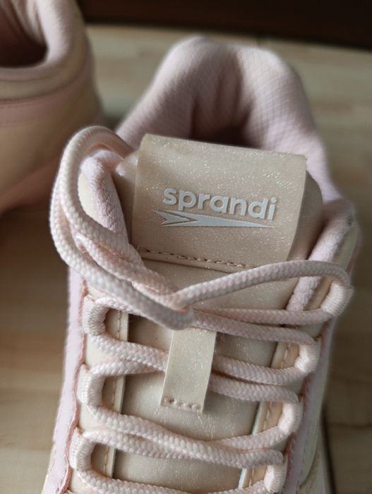 Brokatowe sneakersy buty damskie Sprandi