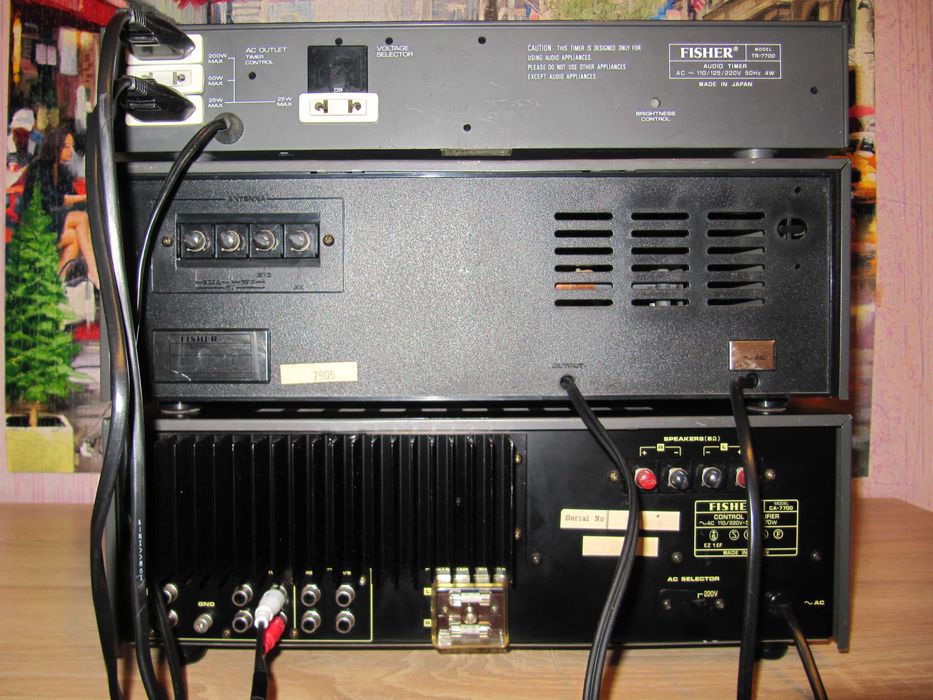 БРЕНДОВАЯ Стереосистема FISHER 7700 HI-FI *Professional Class (Japan)