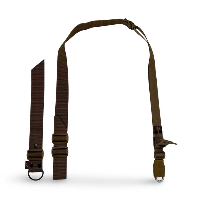 Збройовий ремінь одно-двоточковий з додатковим кріпленням