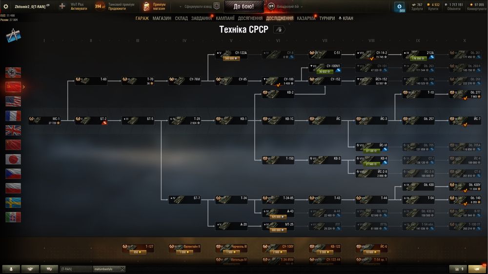 Аккаунт World of tamks EU