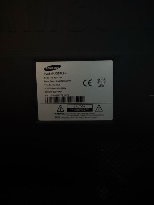 Телевізор samsung ps-42c91hr