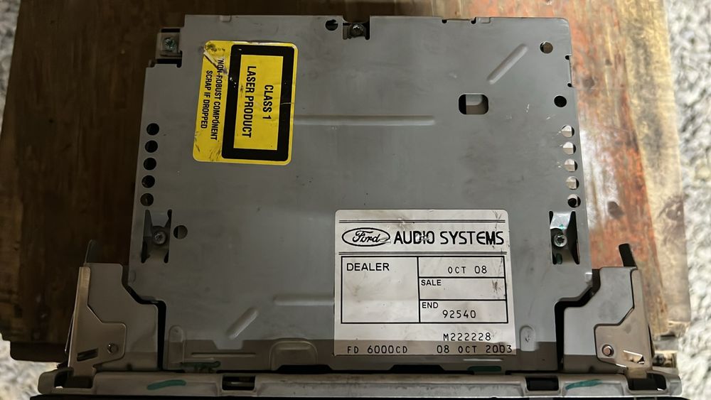 Радио cd 6000 магнитолы Ford Mondeo Transit Focus Fiesta автомагнитола