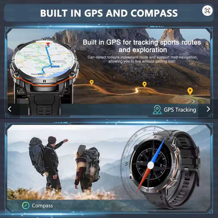 Смарт-годинник тактичний Glory TANK X3 Special Edition