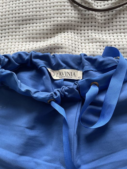 Spodnie chabrowe na gumce