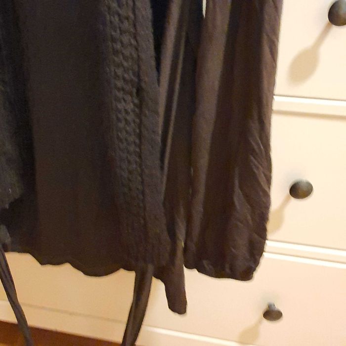 Sweter kardigan z wełny L