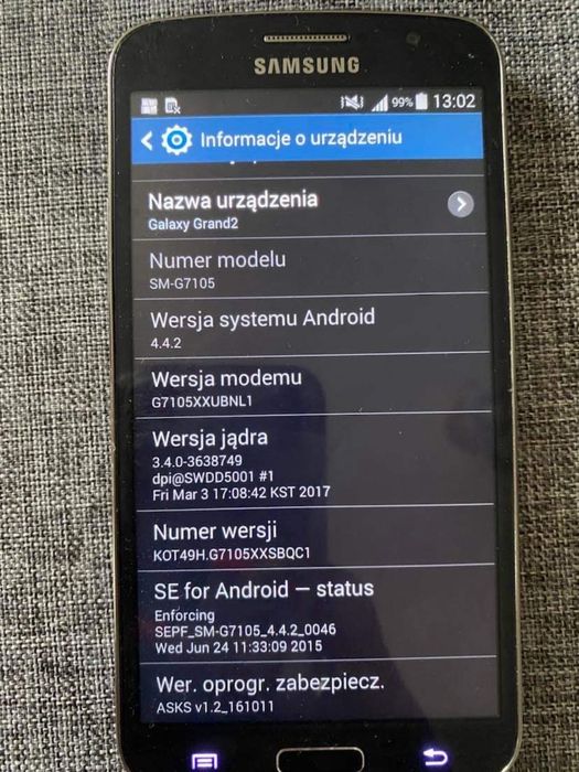 Samsung Galaxy Grand 2/ inne stare telefony